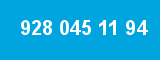 928 045 11 94 928 045 11 94